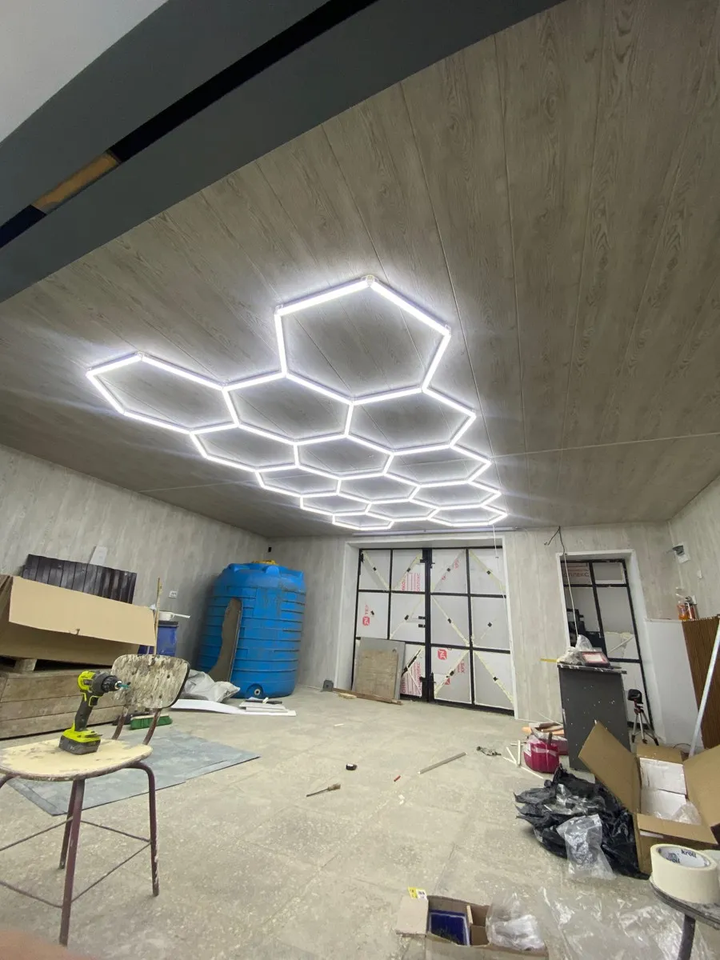 14 hexagonal led lighting system no border 