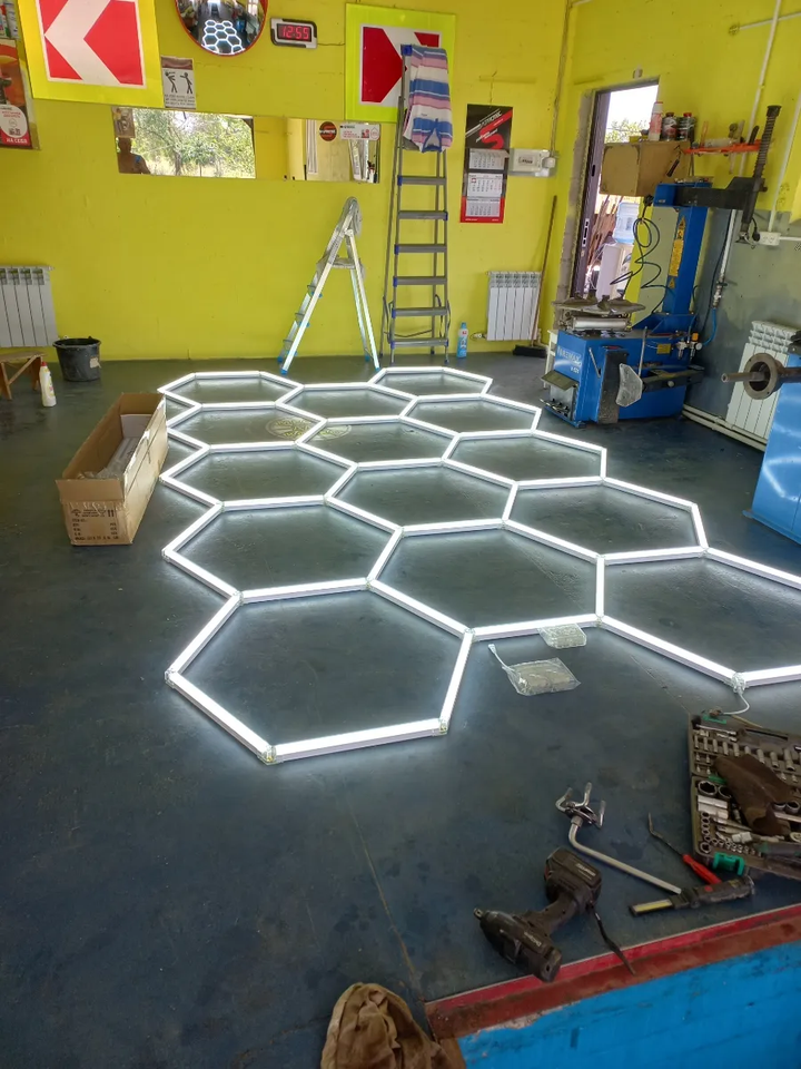 14 hexagonal lights no border 