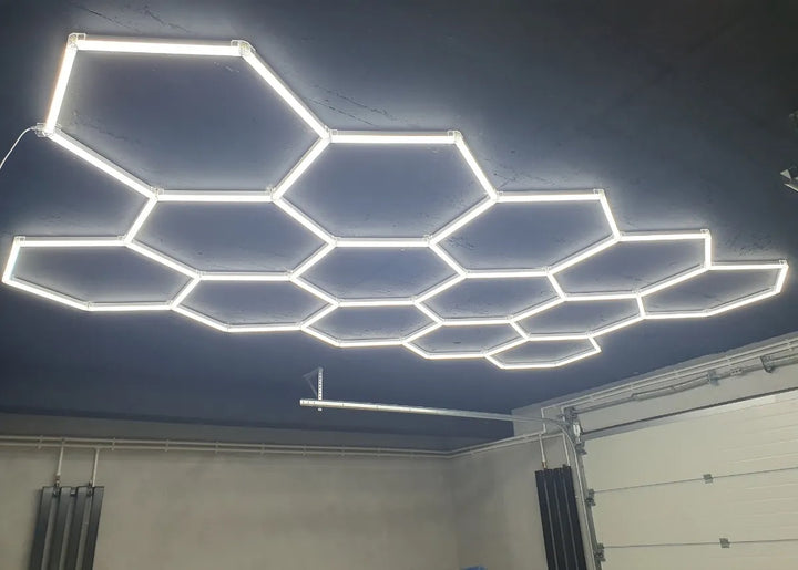 14 hexagon led lights no border 