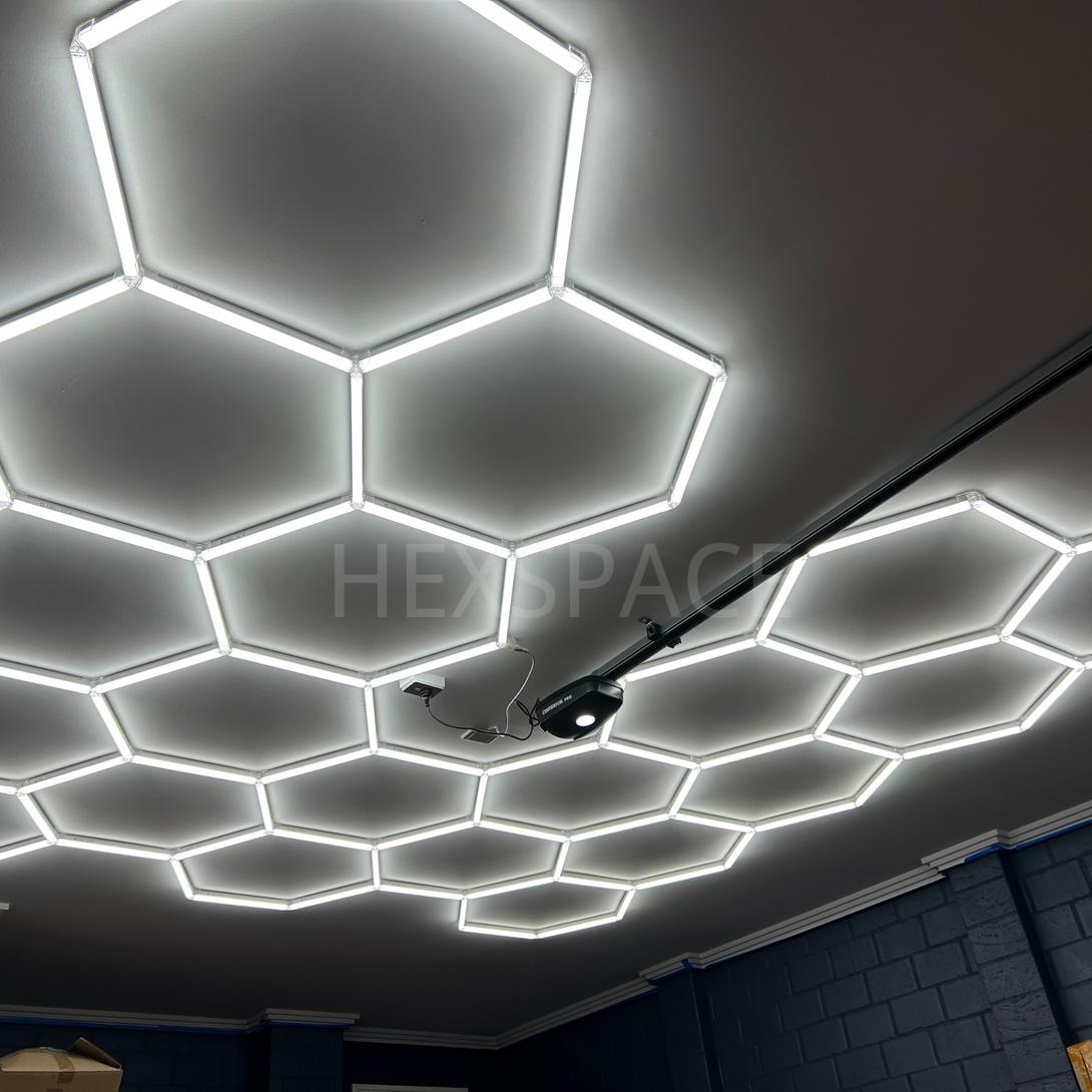 20 grid hex lights u size double garage