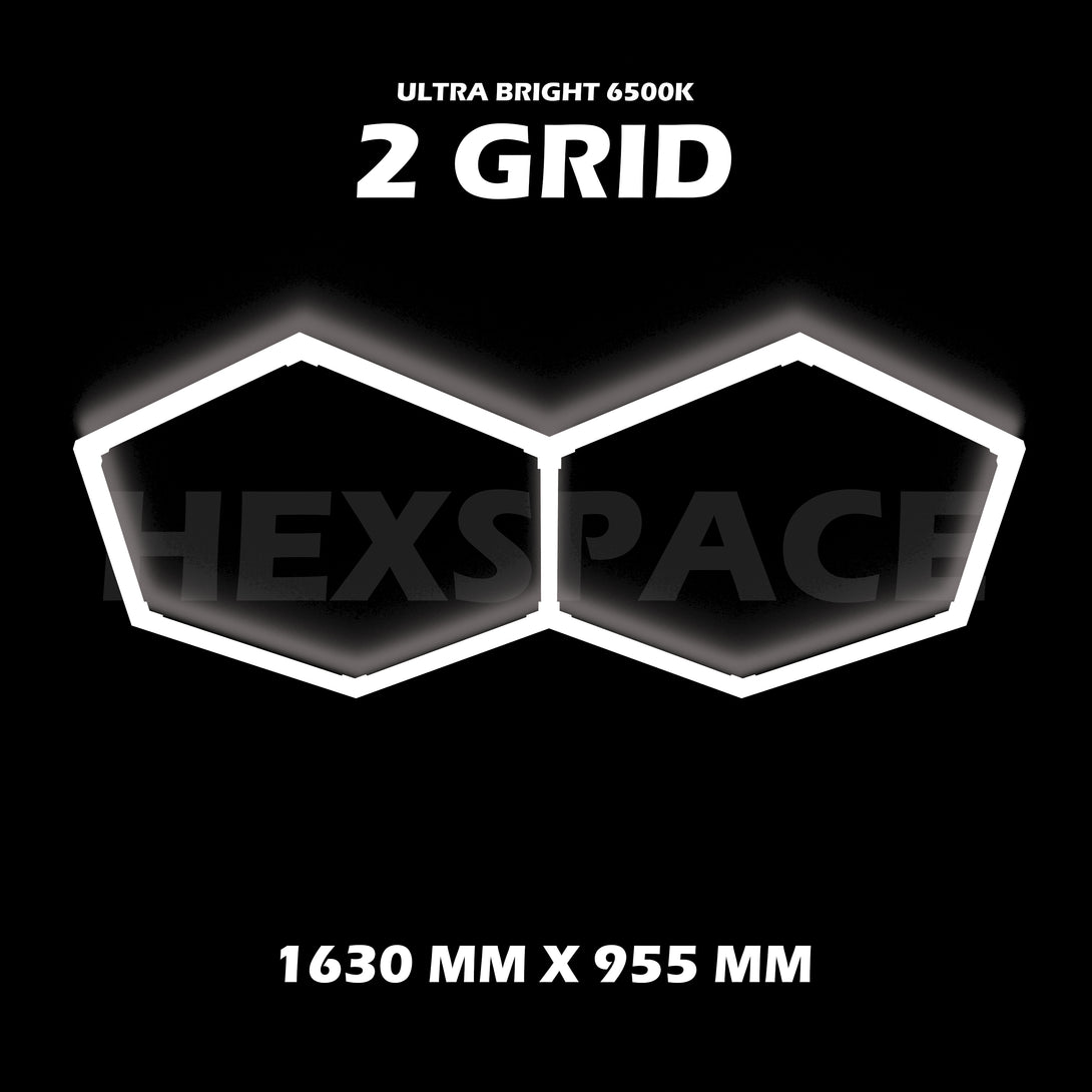 2 grid hexagon lights hexspace