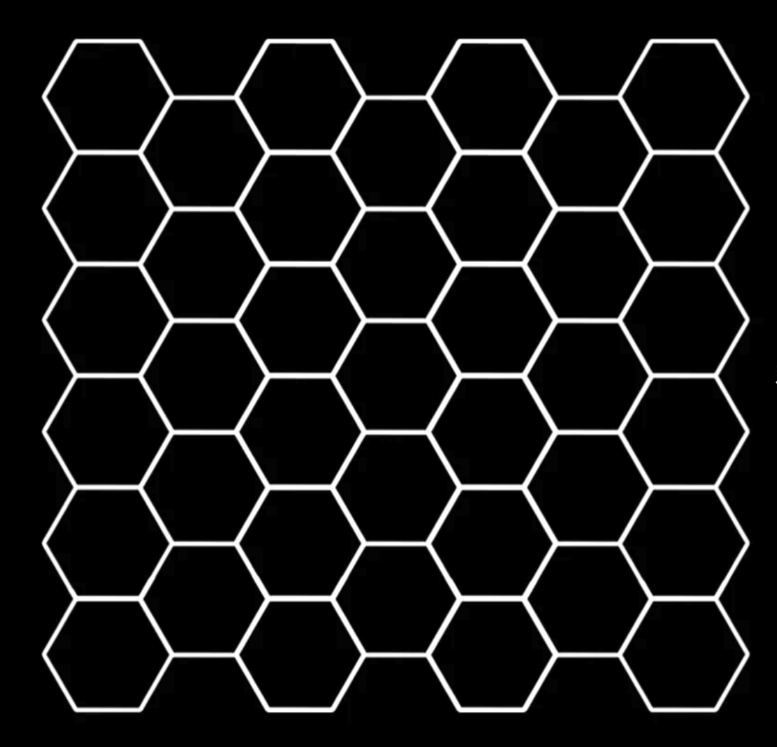 39 hexagon lights custom order size 