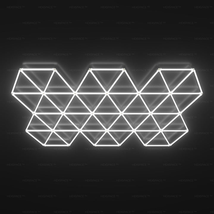 HexSpace Aegis Grid LED Shop & Garage Lights