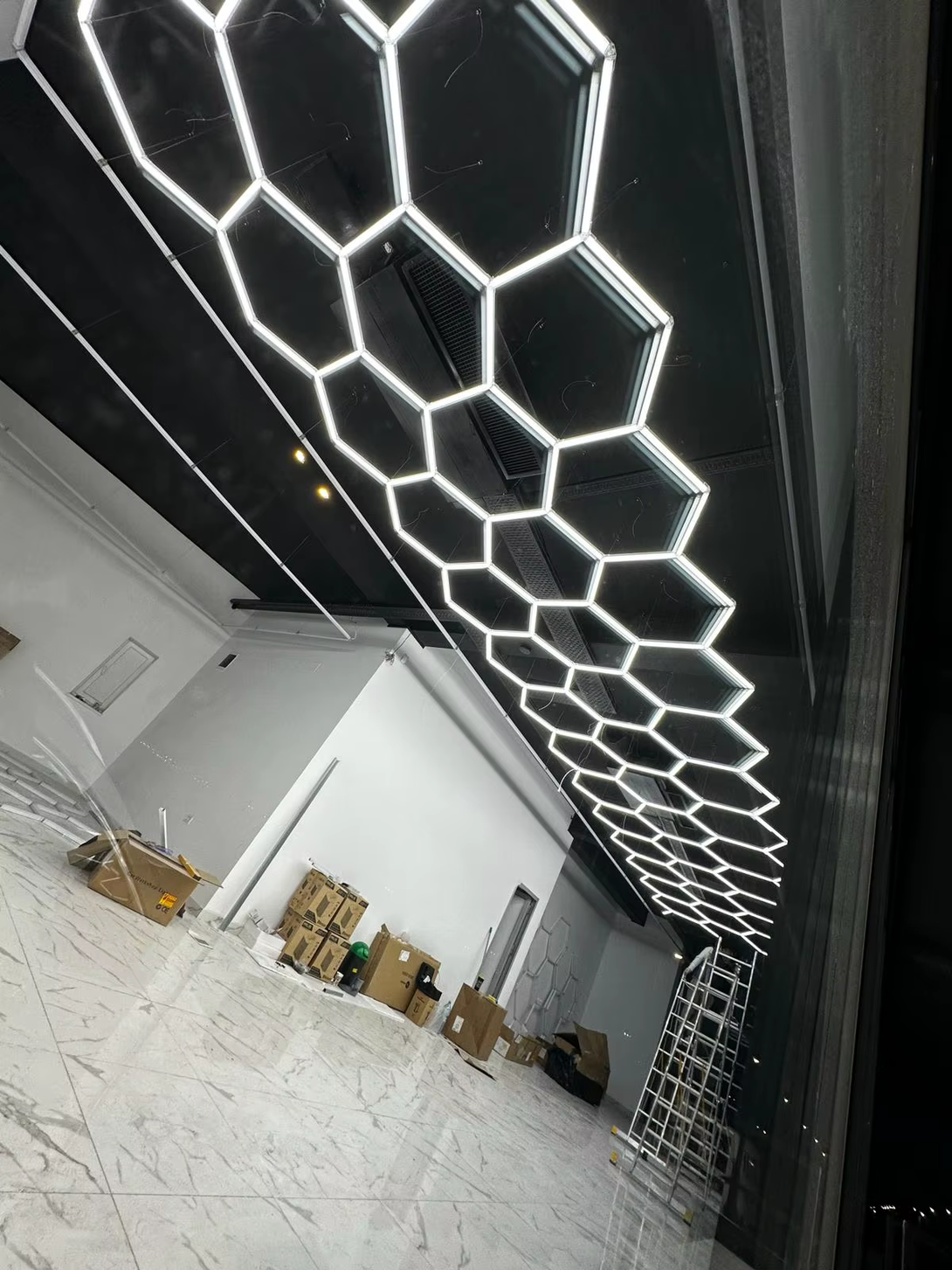 HEXSPACE 17 grid hexagon lights for shop 