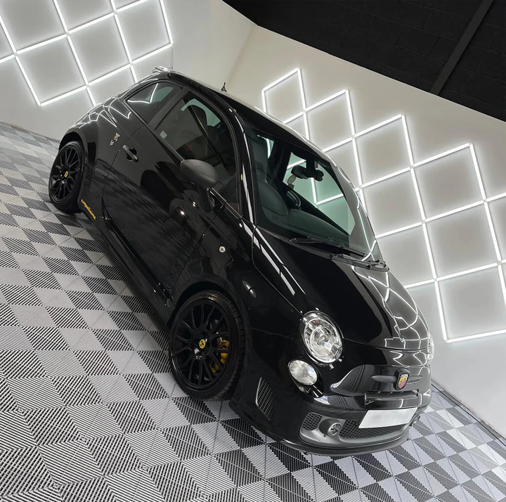 HexSpace diamond grid led garage lights for showroom 