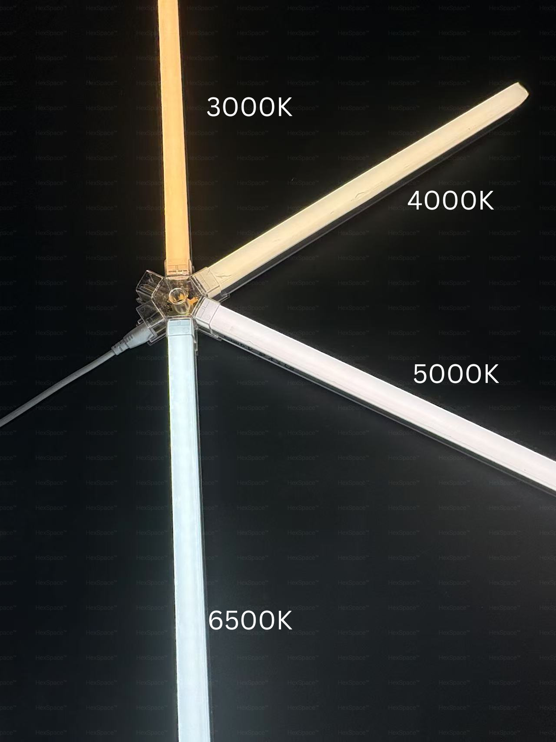 HexSpace's Hexagon lights Colour Temperature