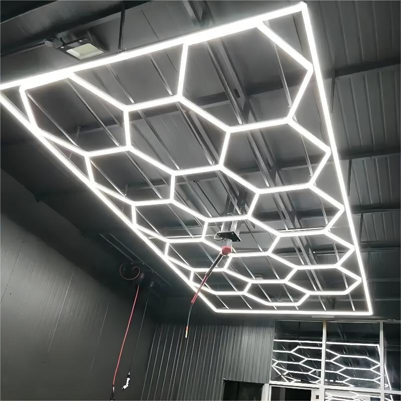 Hexagon Lights - 15 Grid With Border 1