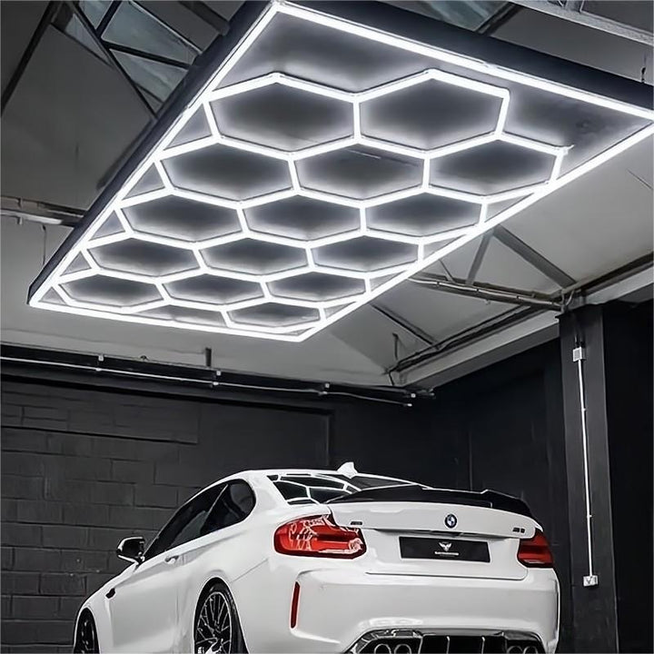 Hexagon Lights - 15 Grid With Border bmw