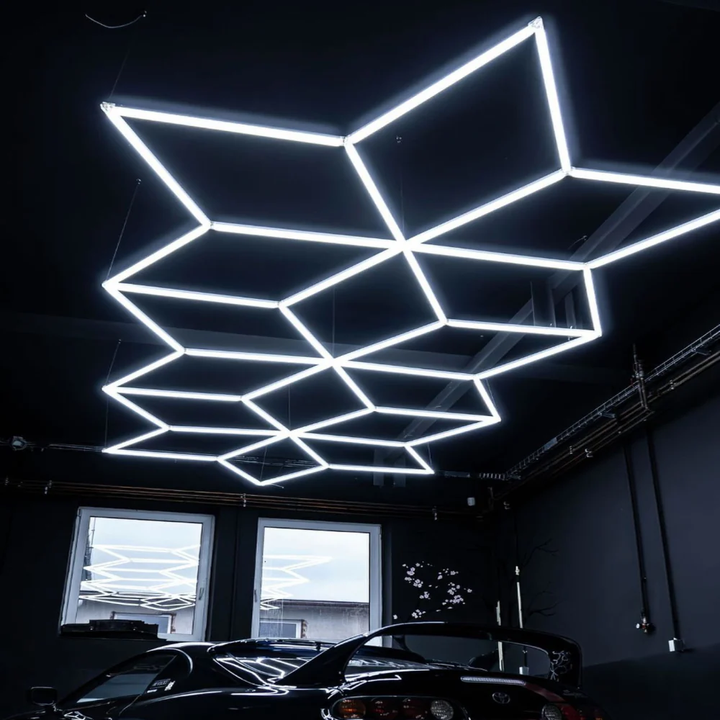Stella Grid Max LED Wall & Ceiling Lights for garage