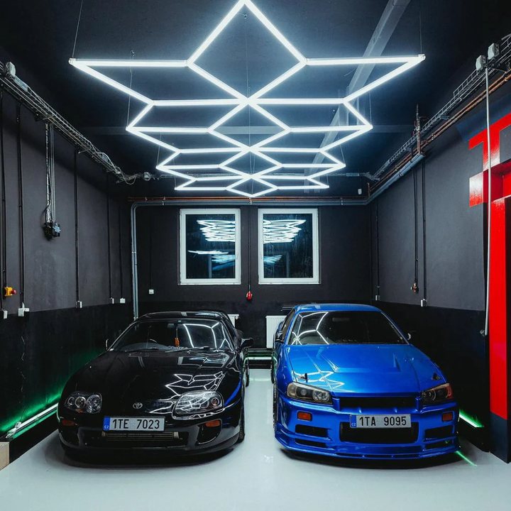 Stella Grid Max LED Wall & Ceiling Lights for garages