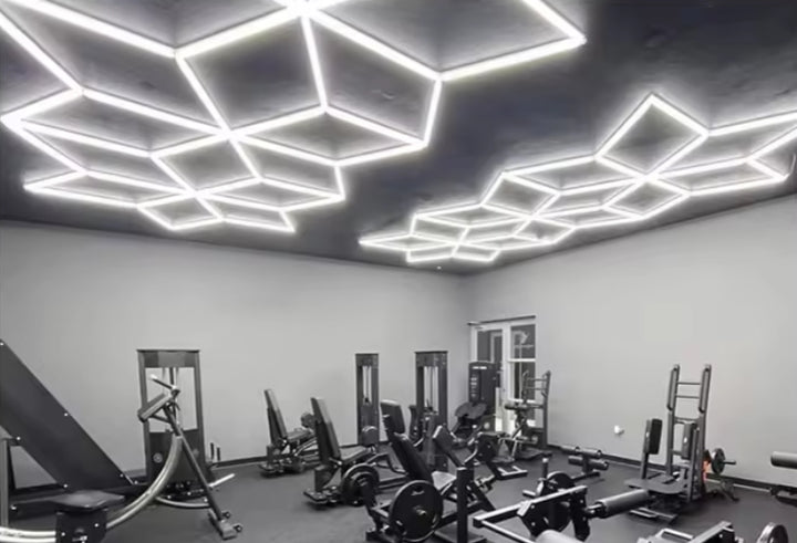 Stella Grid Max LED Wall & Ceiling Lights for gyms