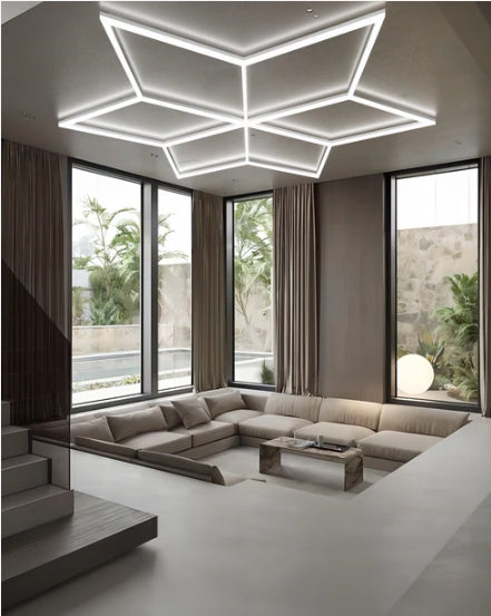 Stella Grid Titan LED Wall & Ceiling Lights for room 