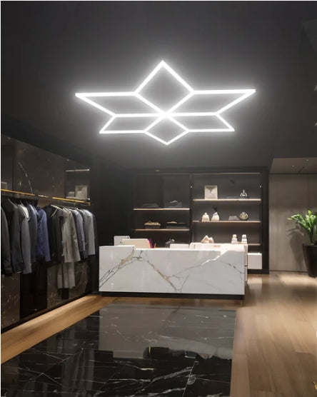 Stella Grid Titan LED Wall & Ceiling Lights for shop
