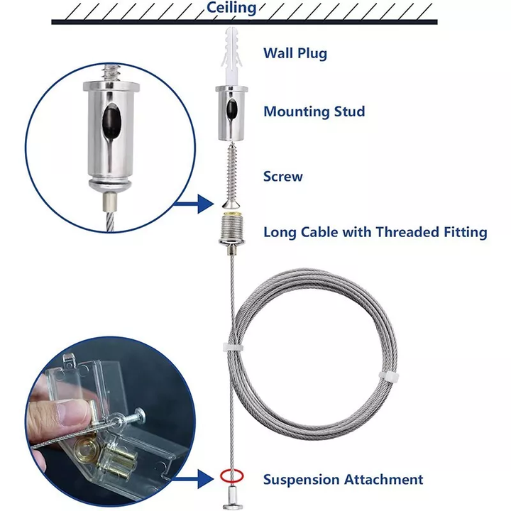 Suspension Wire Kit installation 