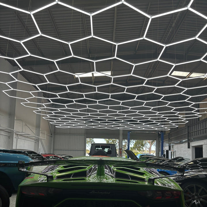 custom hexagon led lights car dealer 