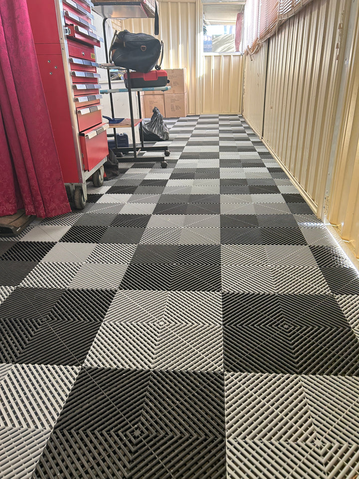 flooring tiles black and grey 