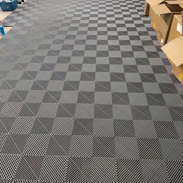 garage floor tiles Graphite Grey patios