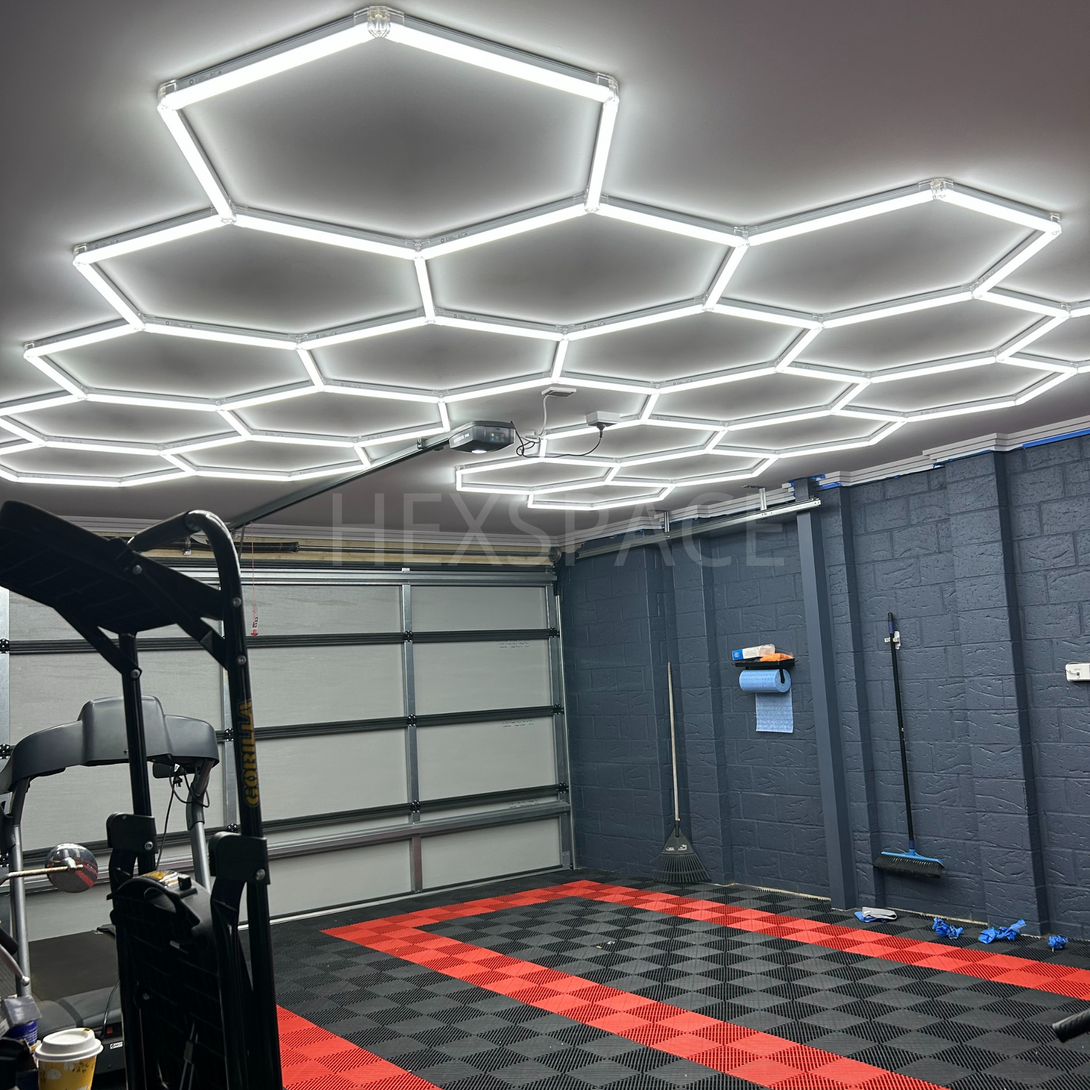 hexagon lights 20 grid system u size