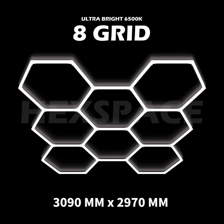 large 8 grid hexagon lights hex lighting hexagon lighting 