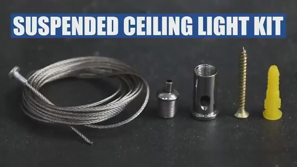 suspended ceiling light kit hex lights